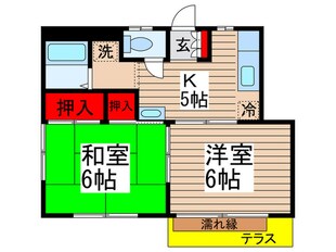 サンパレスの物件間取画像